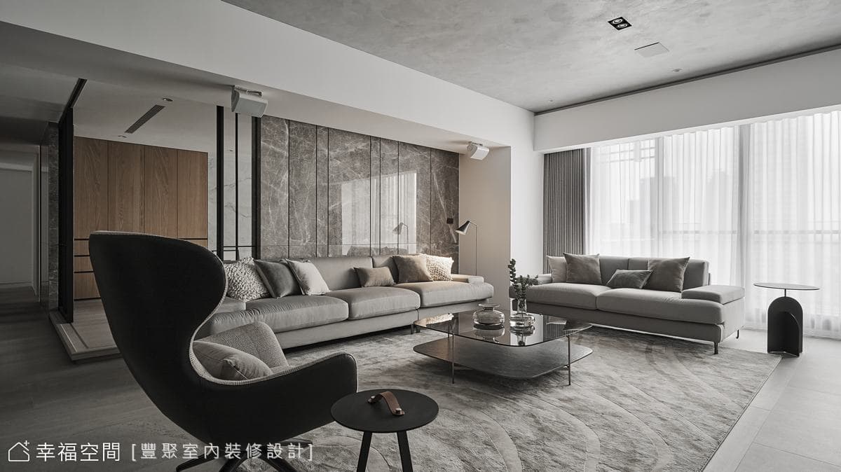 轉動鑰匙打開家的期待 雙設計師詮釋景觀新豪奢│現代風│60坪