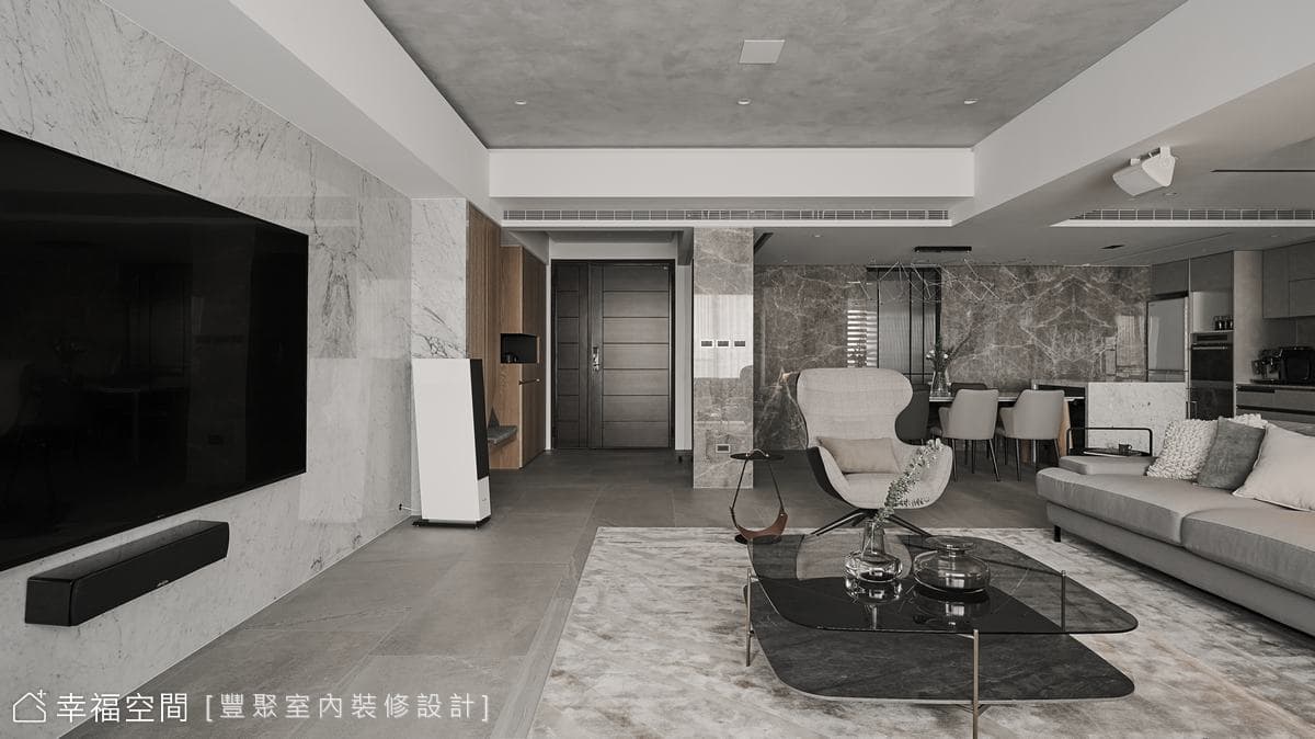 轉動鑰匙打開家的期待 雙設計師詮釋景觀新豪奢│現代風│60坪