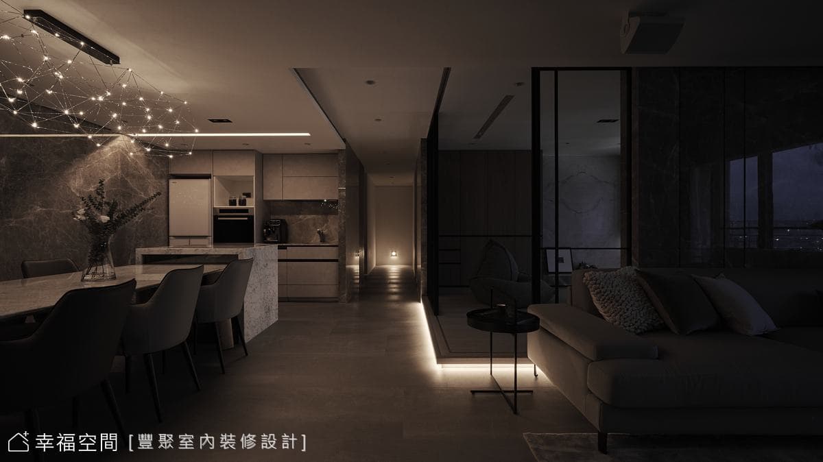 轉動鑰匙打開家的期待 雙設計師詮釋景觀新豪奢│現代風│60坪