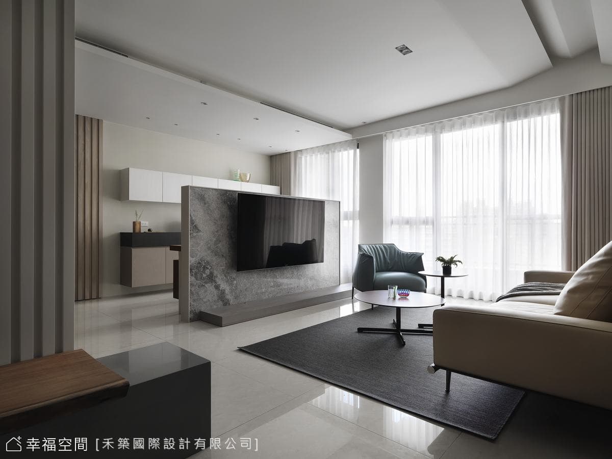 盛裝向晚暮色 圍塑恬適謐境｜現代風｜34坪
