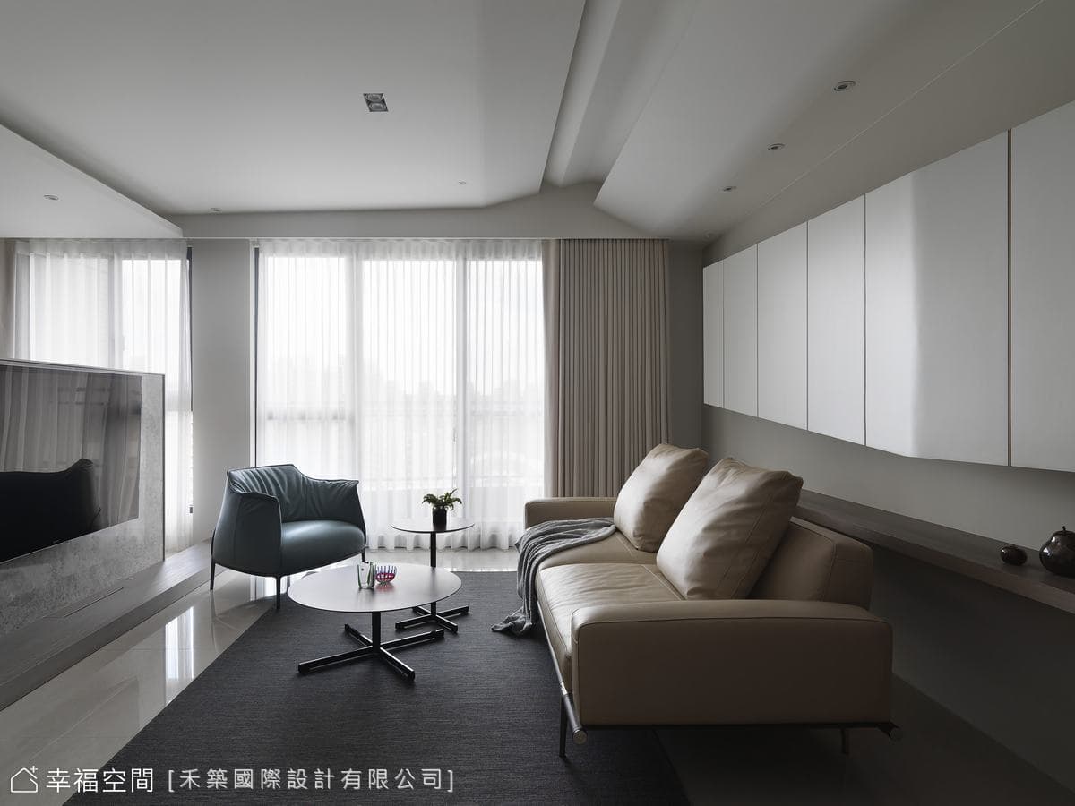 盛裝向晚暮色 圍塑恬適謐境｜現代風｜34坪