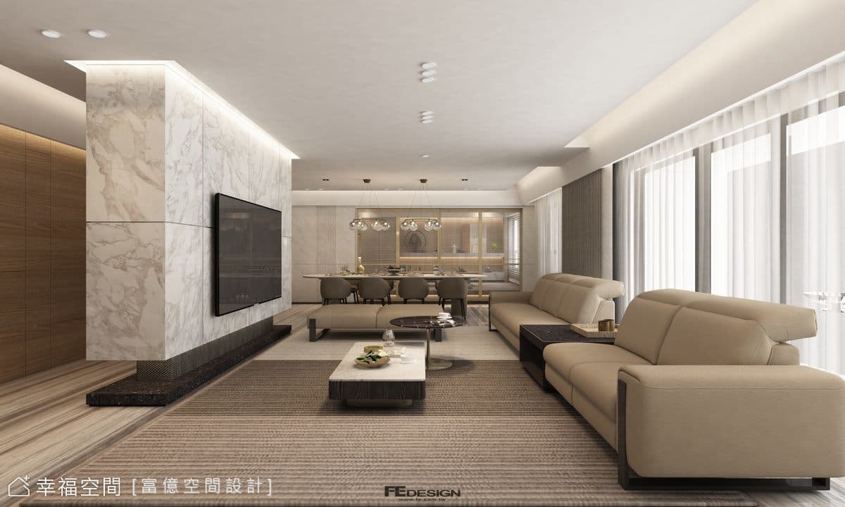 構築生活的從容餘裕和日常雋語│現代風│88坪