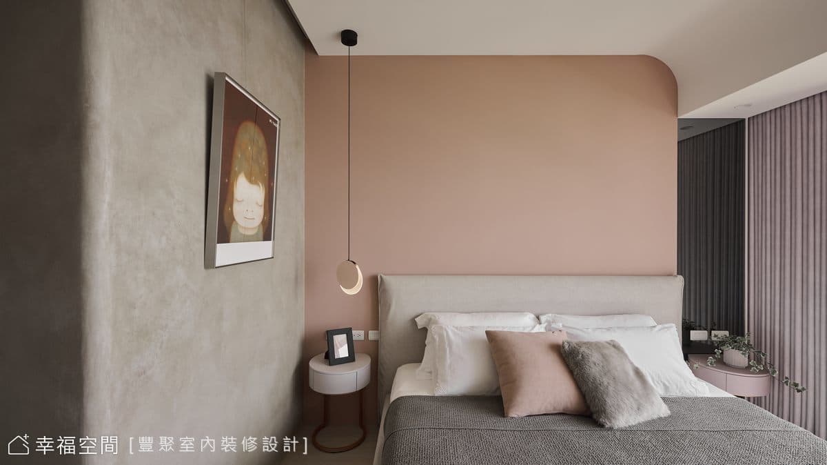 Rosy-fingered 微粉寓所│敞朗夢幻宅 迸發粉領少女心│現代風│28坪