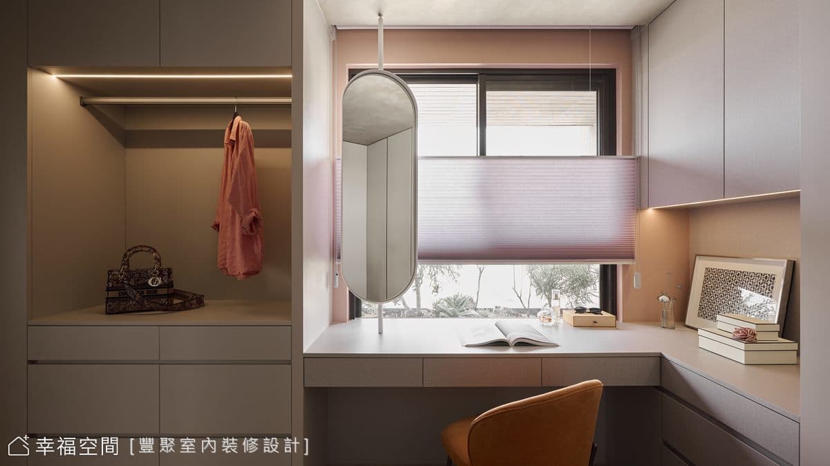 Rosy-fingered 微粉寓所│敞朗夢幻宅 迸發粉領少女心│現代風│28坪