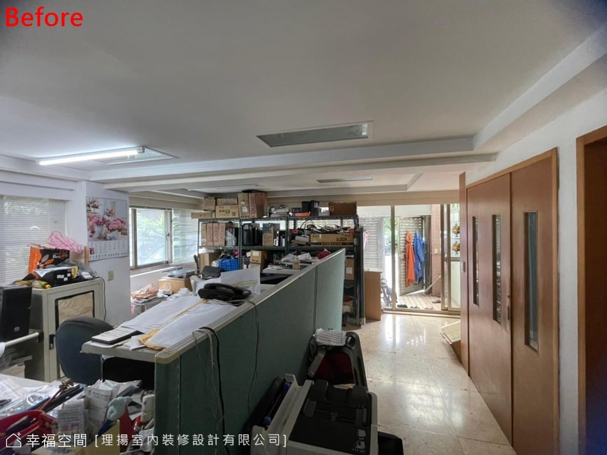 重整26年中古屋一樓格局 變身明亮舒心機能宅|現代風|63坪