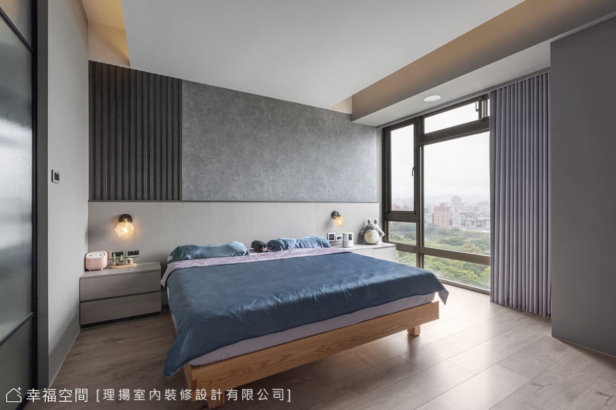 簡約紳灰引景入室 砌築寫意寓所│現代風│27坪