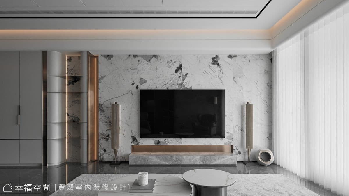 Marble Gallery 浮光奢石│奢華風│55坪