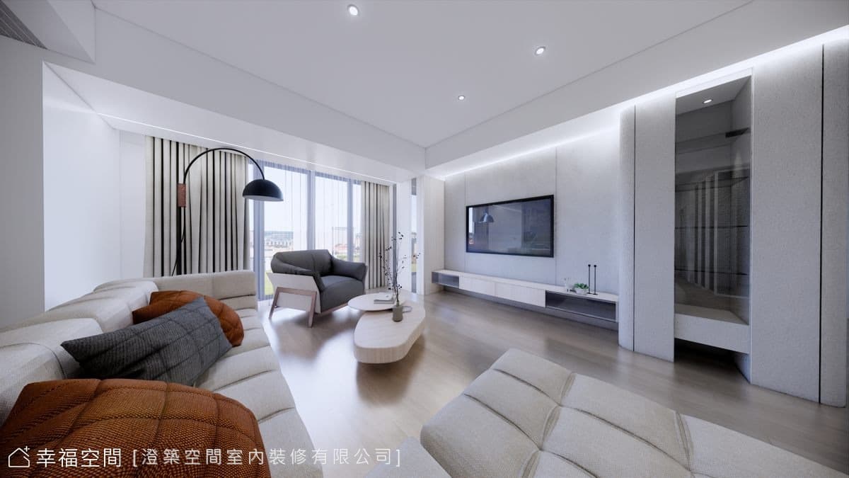 洋溢明亮氛圍 走進清新舒適現代北歐宅 │35坪