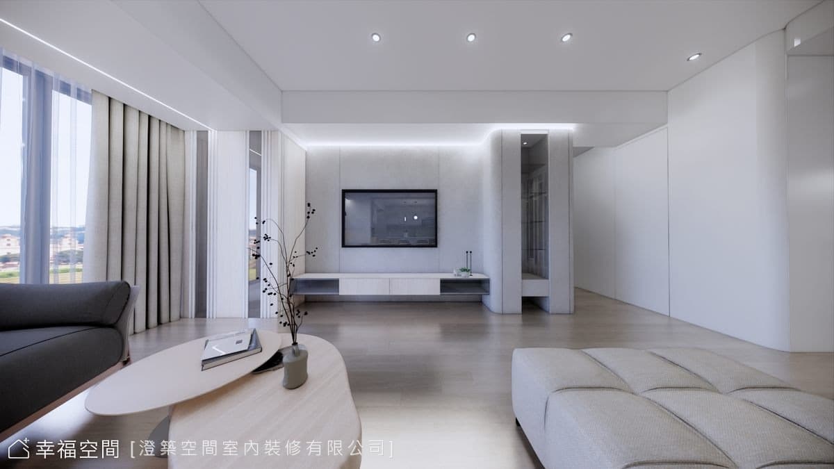 洋溢明亮氛圍 走進清新舒適現代北歐宅 │35坪