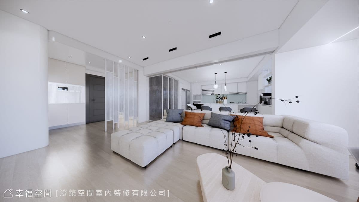 洋溢明亮氛圍 走進清新舒適現代北歐宅 │35坪