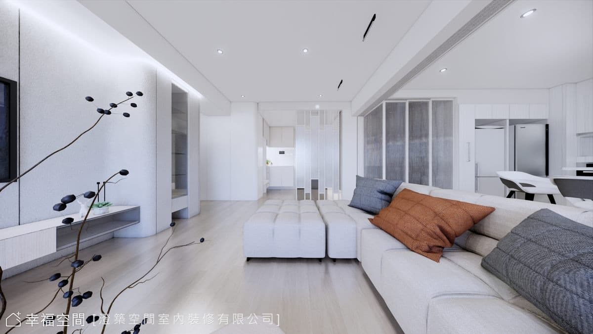 洋溢明亮氛圍 走進清新舒適現代北歐宅 │35坪