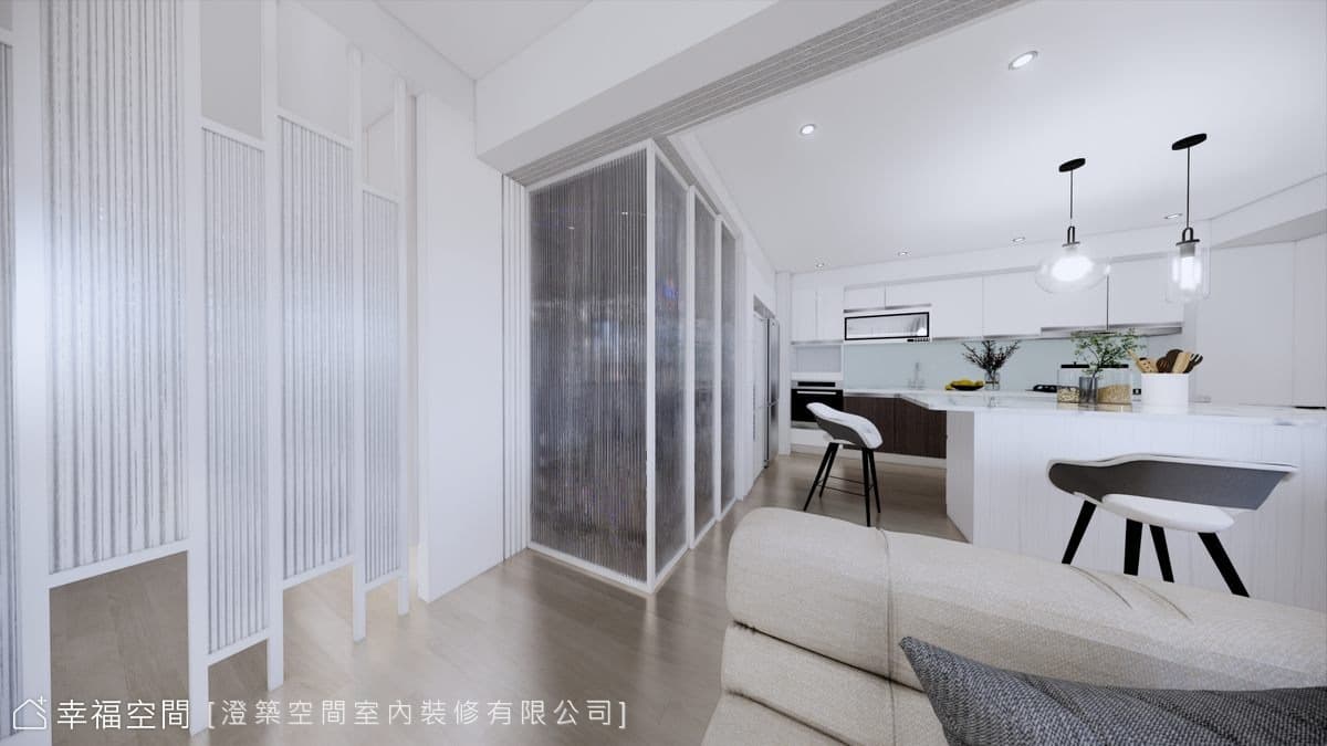 洋溢明亮氛圍 走進清新舒適現代北歐宅 │35坪