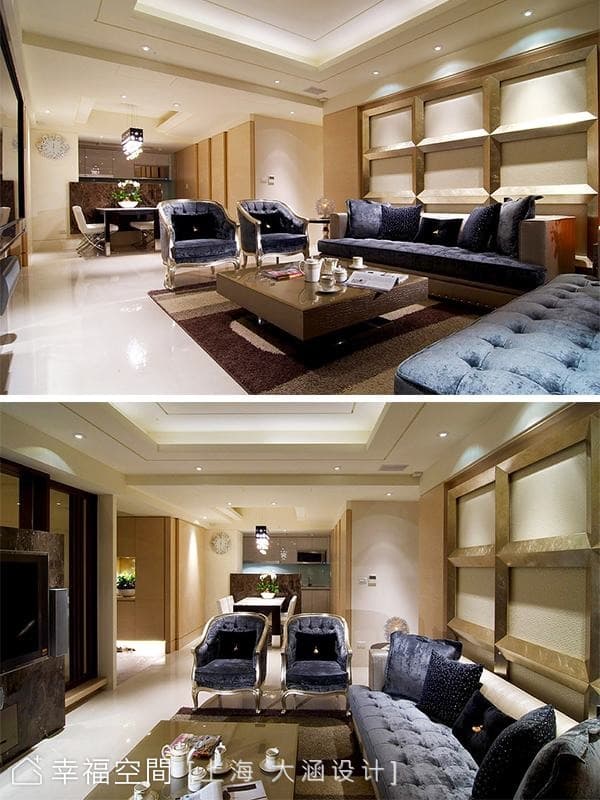 客廳望向餐廳