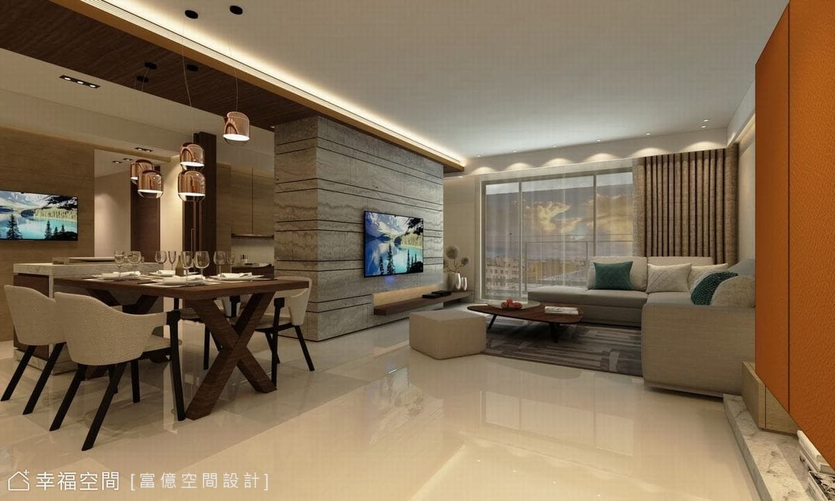 開放式客餐廳