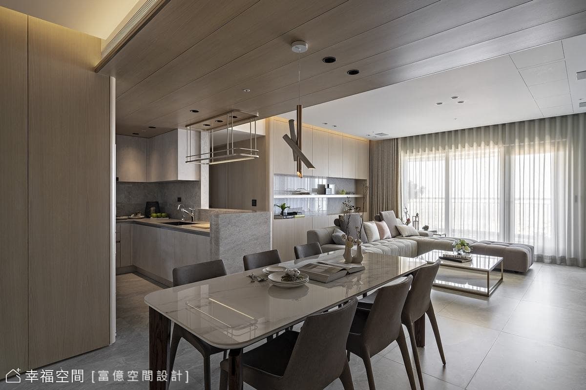 揉合溫潤木質與海洋意象 圍塑現代質感新婚宅