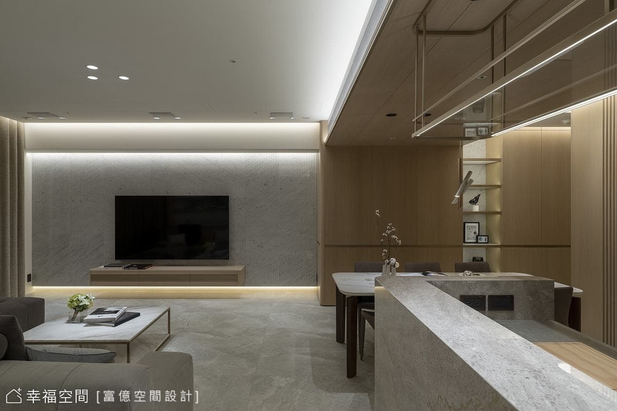 揉合溫潤木質與海洋意象 圍塑現代質感新婚宅