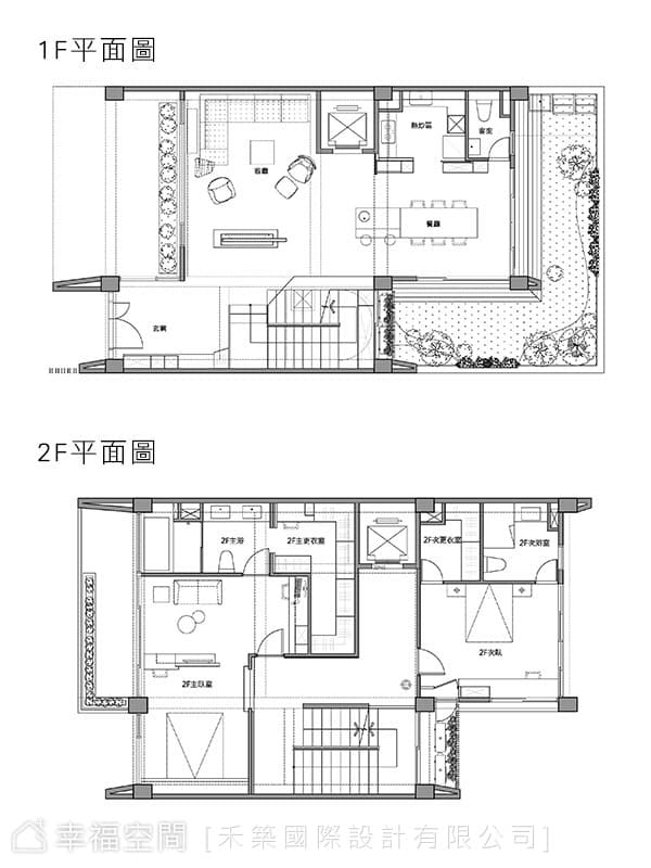 1F、2F平面圖