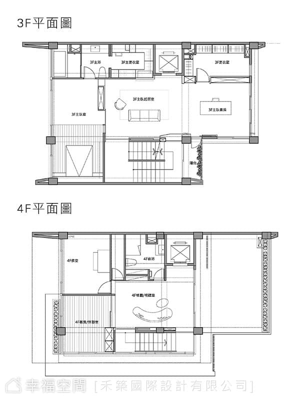 3F、4F平面圖