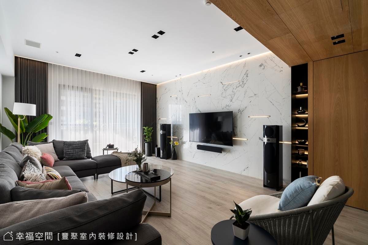 回家沉澱心情 黑灰白的藝術美宅